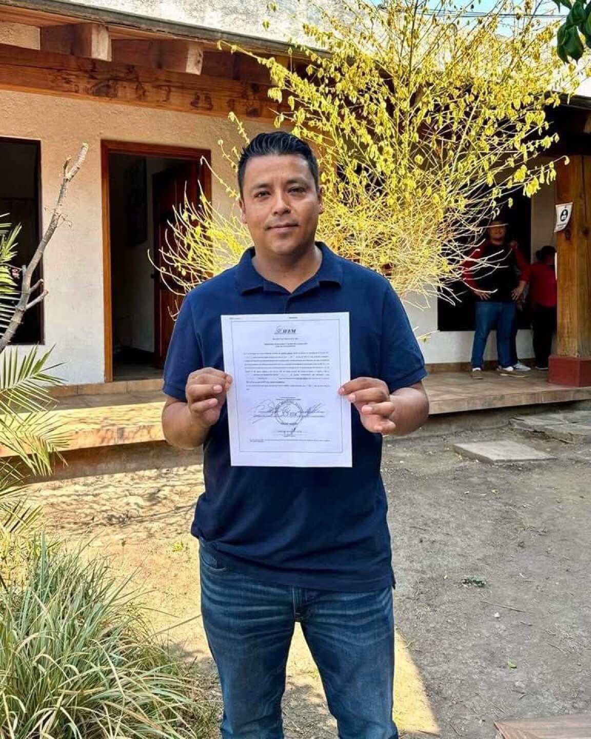 Luis Hernández De Paz, alcalde de Santo Tomás de los Plátanos