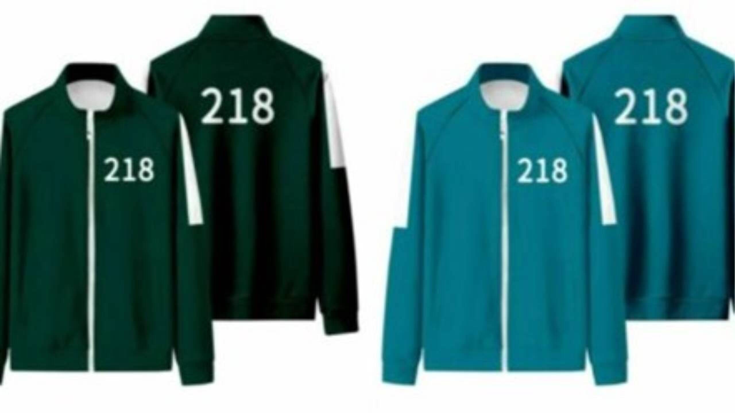 Juego-de-calamar-Chaqueta-Pantalones-de-Algodon-001-456-218-cualquier-numero-Sudadera-con-capucha-para-hombre-y-mujer-1