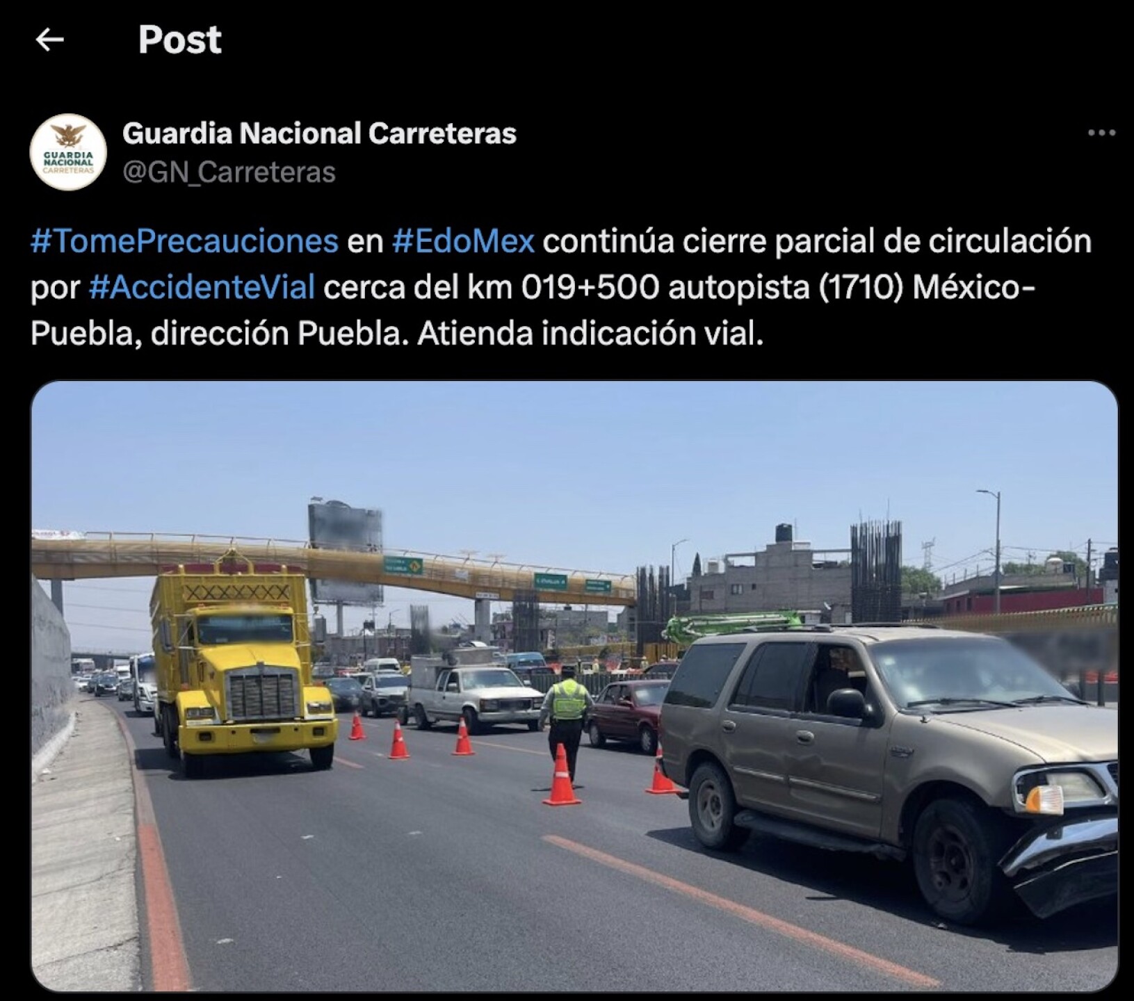 accidente-en-la-mexico-puebla-choque-y-obras-complican-transito