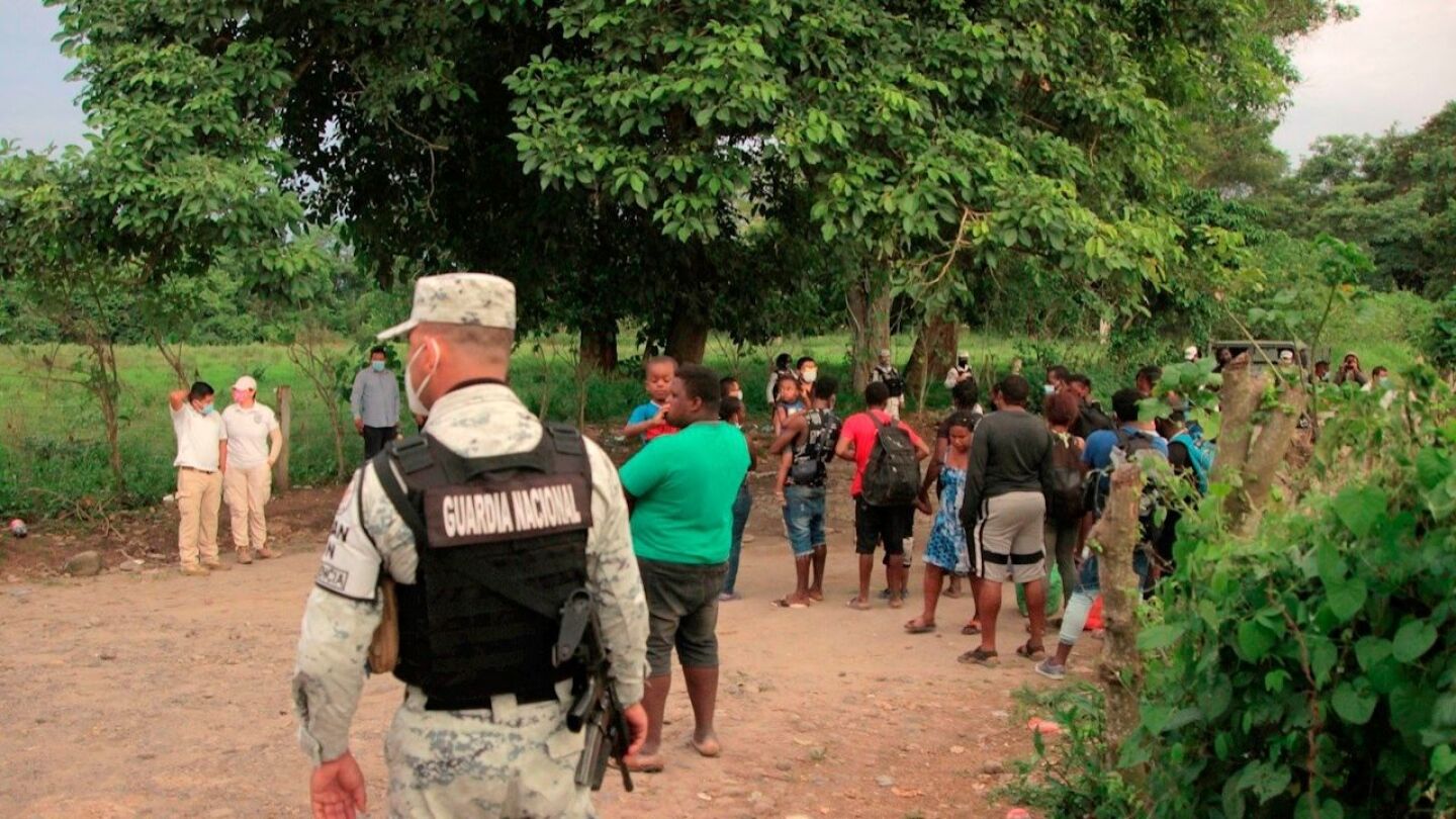 Detención de migrantes haitianos