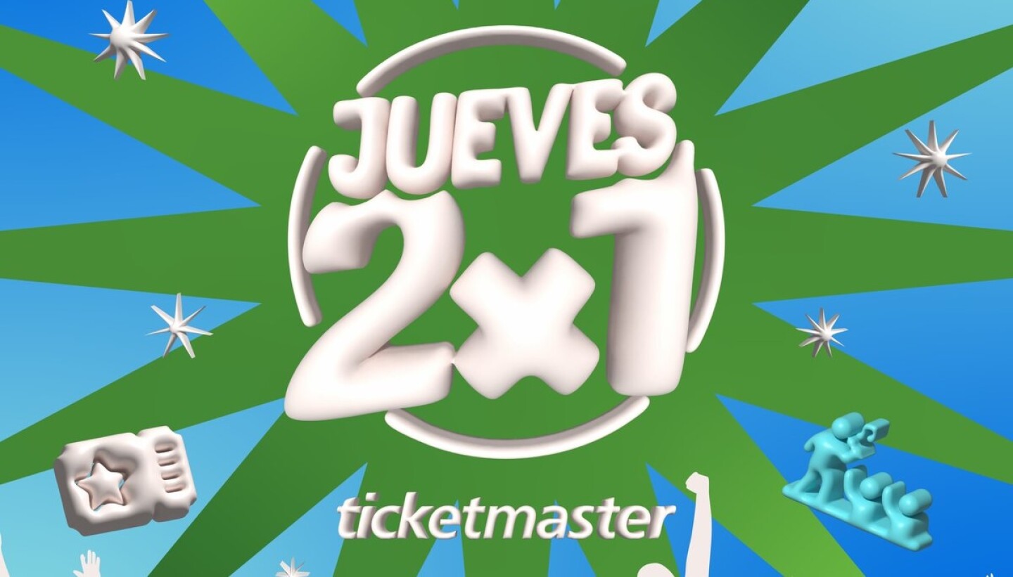 jueves 2 x 1 ticketmaster conciertos promocion precios boletos.jpg