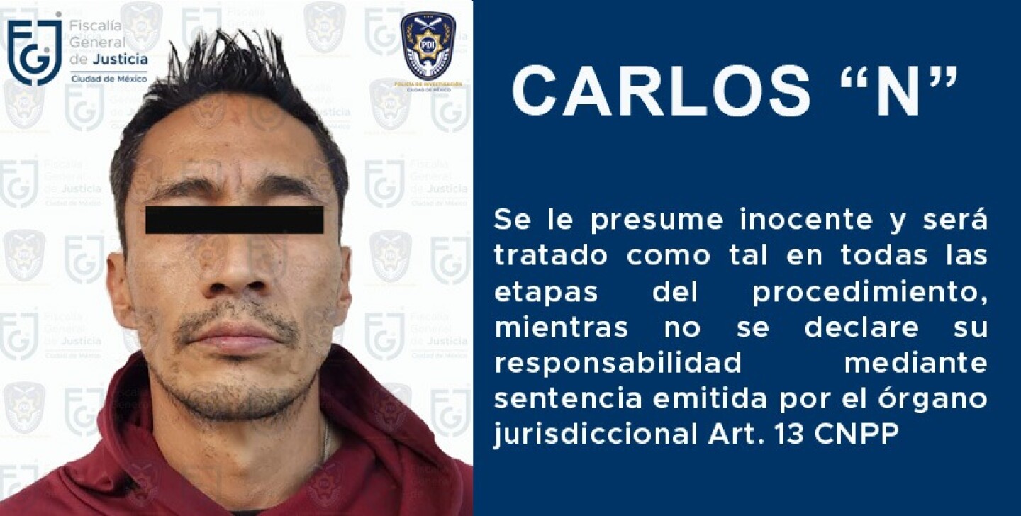Carlos N feminicida Tláhuac