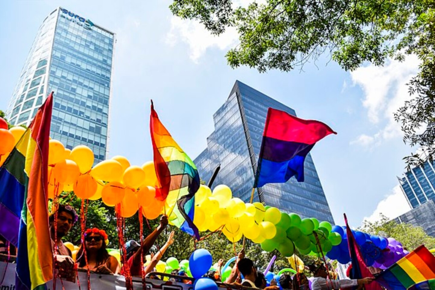 Fotografías realizadas durante la marcha del orgullo LGBTTTI 2019