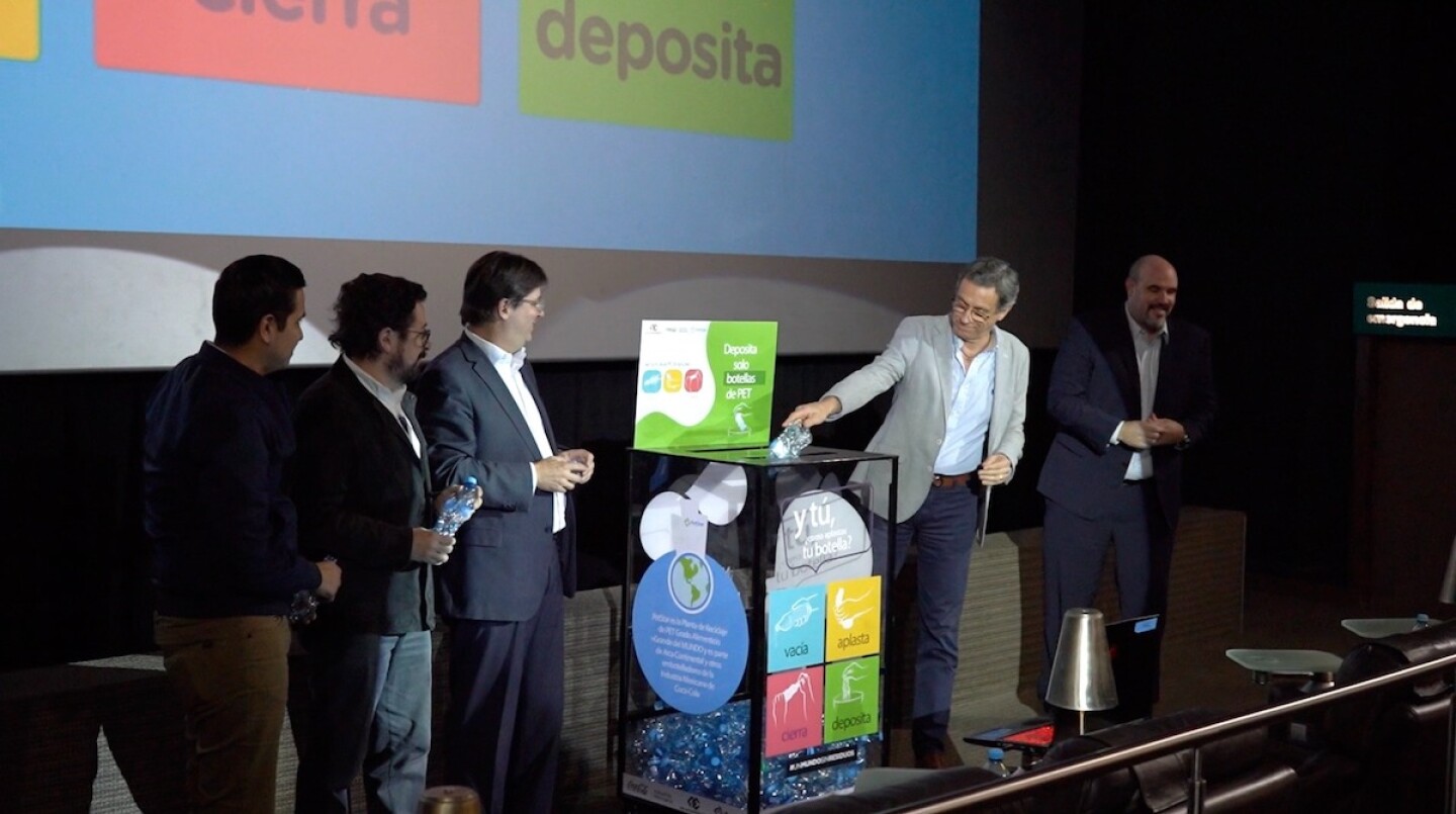 Reciclaje de PET en cines