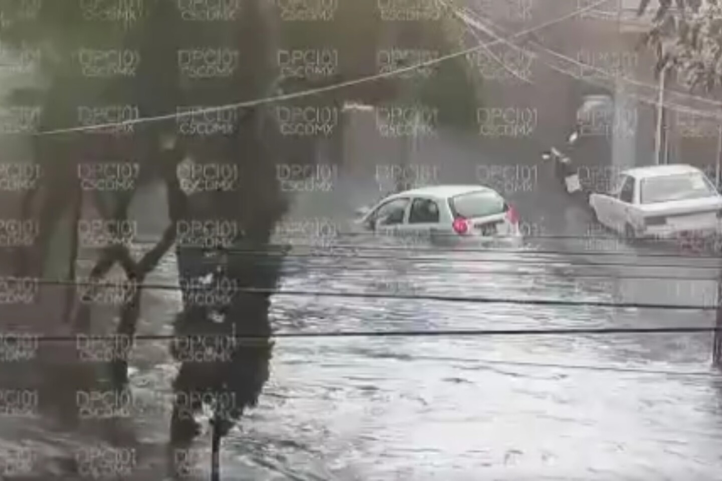 Inundación Calzada de Tlalpan