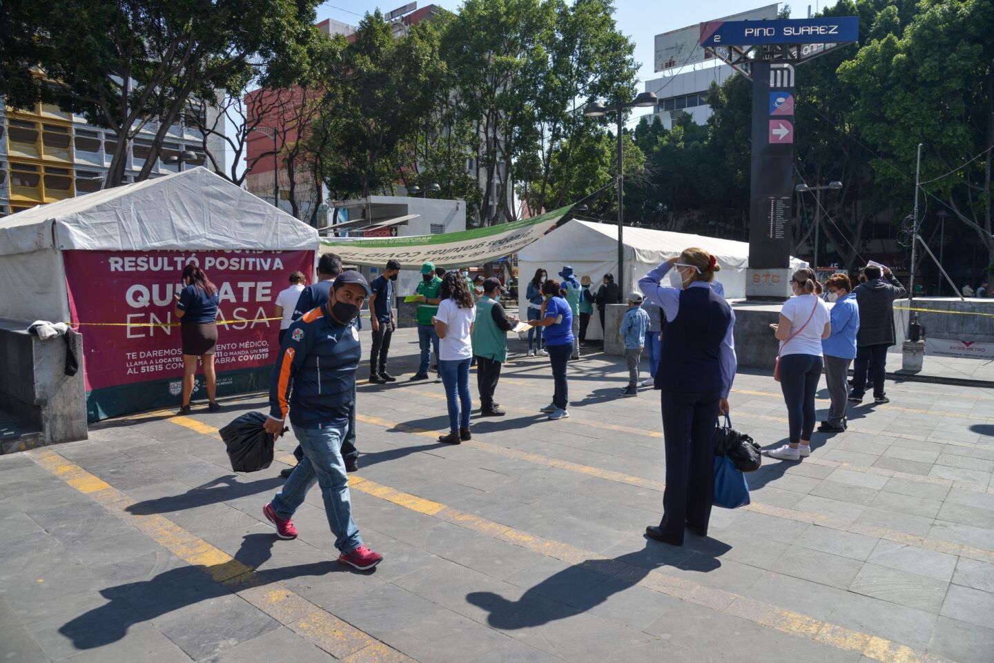 Reubican kioscos de la salud en CDMX