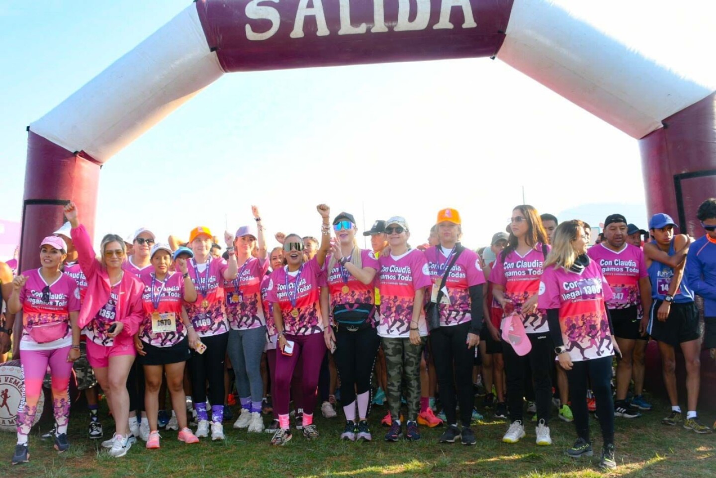 carrera Con Claudia llegamos Todas