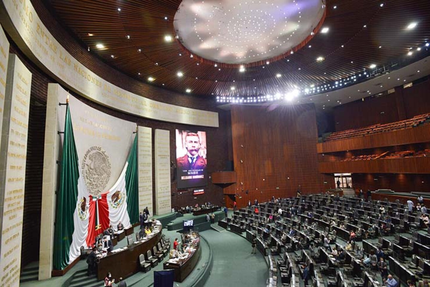 Efeméride durante la sesión ordinaria de la Cámara de Diputados con motivo del Natalicio de Belisario Domínguez Palencia.