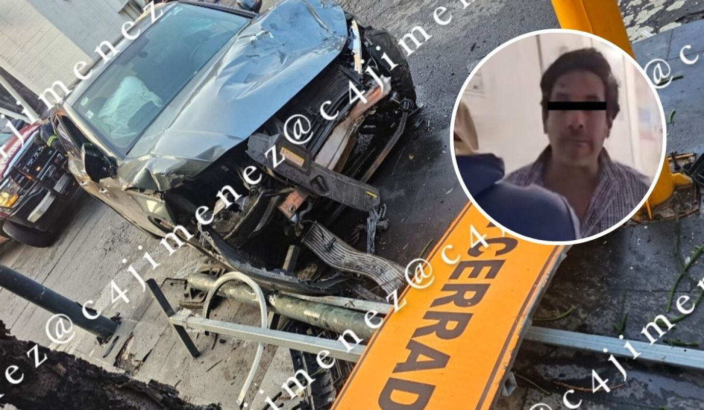 Exfuncionario de Profeco choca ebrio y agrede en CDMX