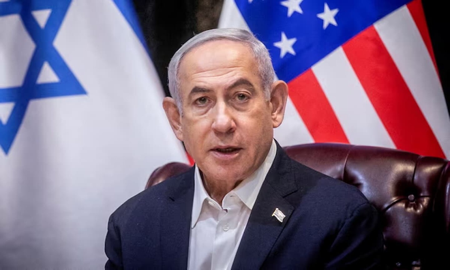 Netanyahu hablando en octubre. Un columnista dijo que el líder “ha estado negociando con Estados Unidos como un adolescente malcriado lo haría con sus padres”. Foto Miriam AlsterPool vía Reuters