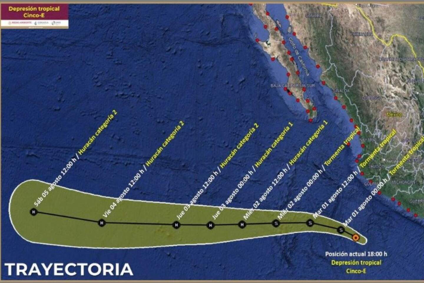 depresión tropical
