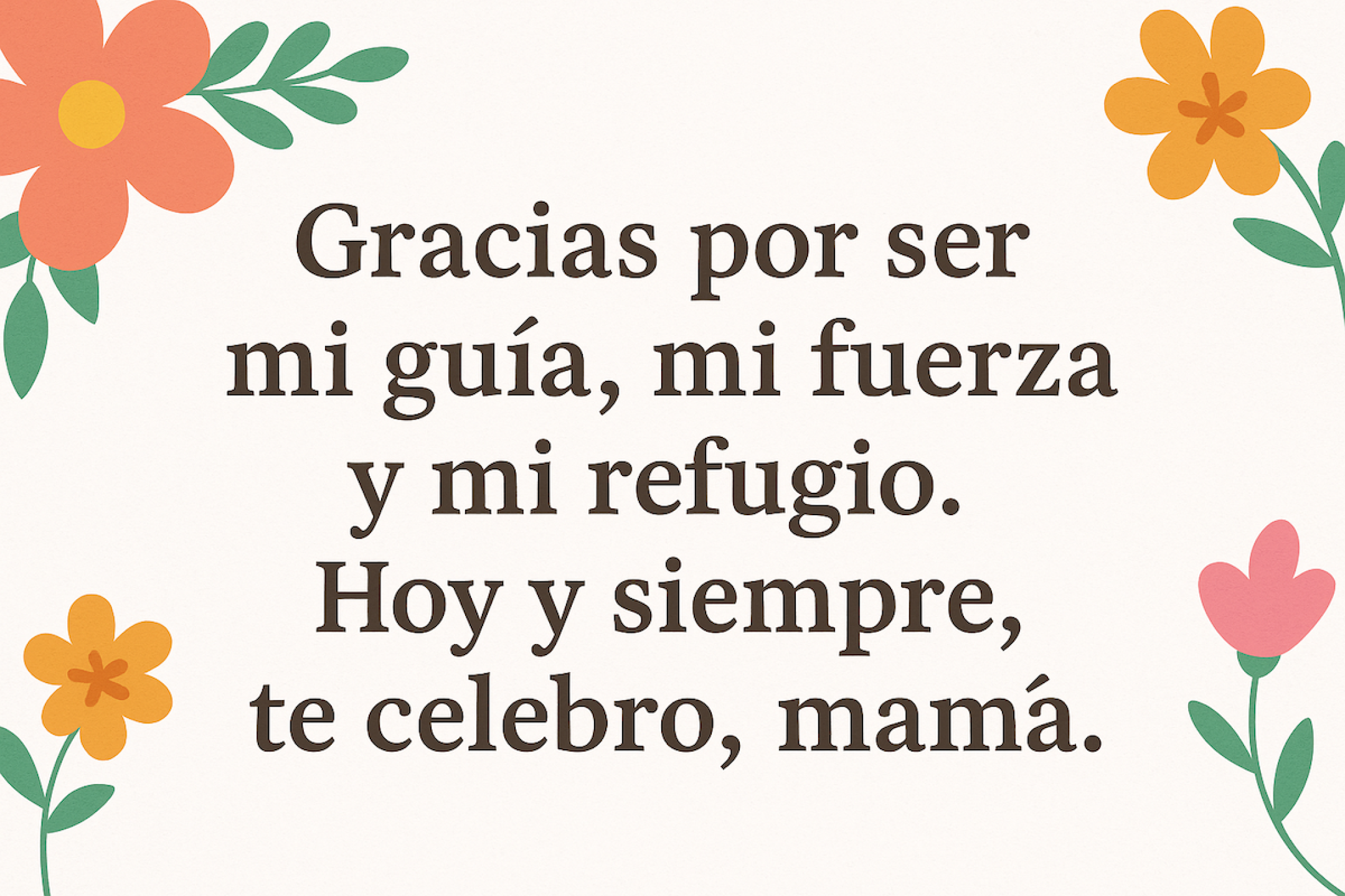 Frases para dedicar a mamá