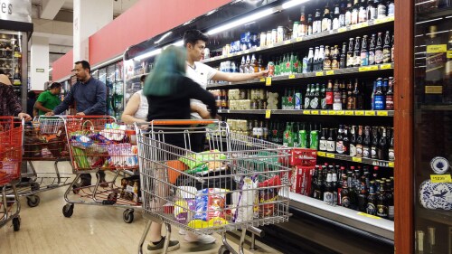 super supermercado cosumo, bebidas alcoholicas