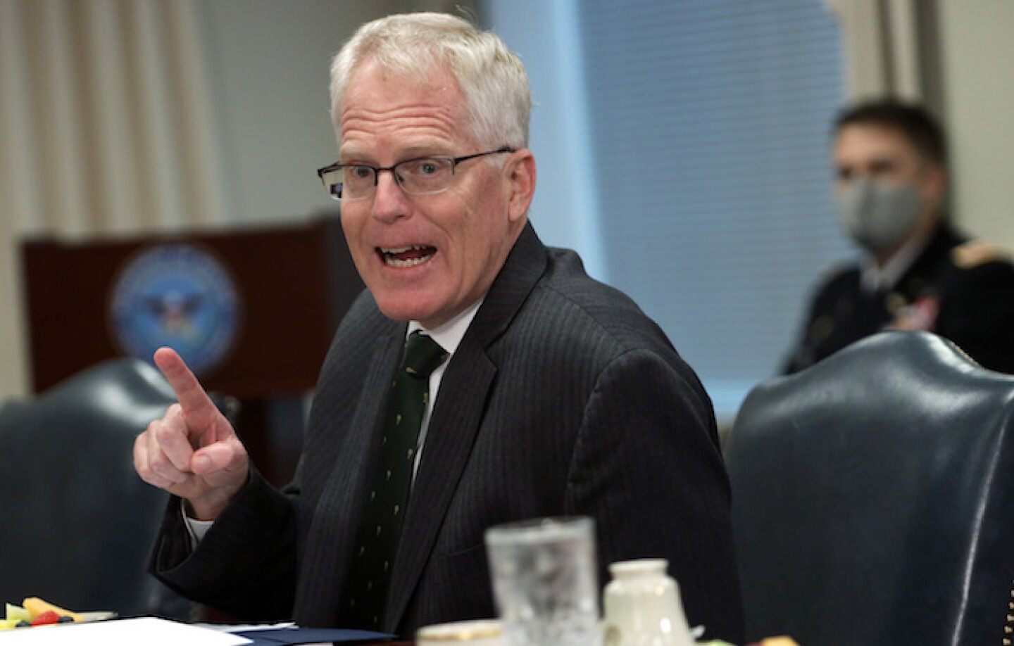 Acting Defense Secretary Chris Miller Hosts Honor Cordon With Lithuania's Defense Minister Raimundas Karoblis