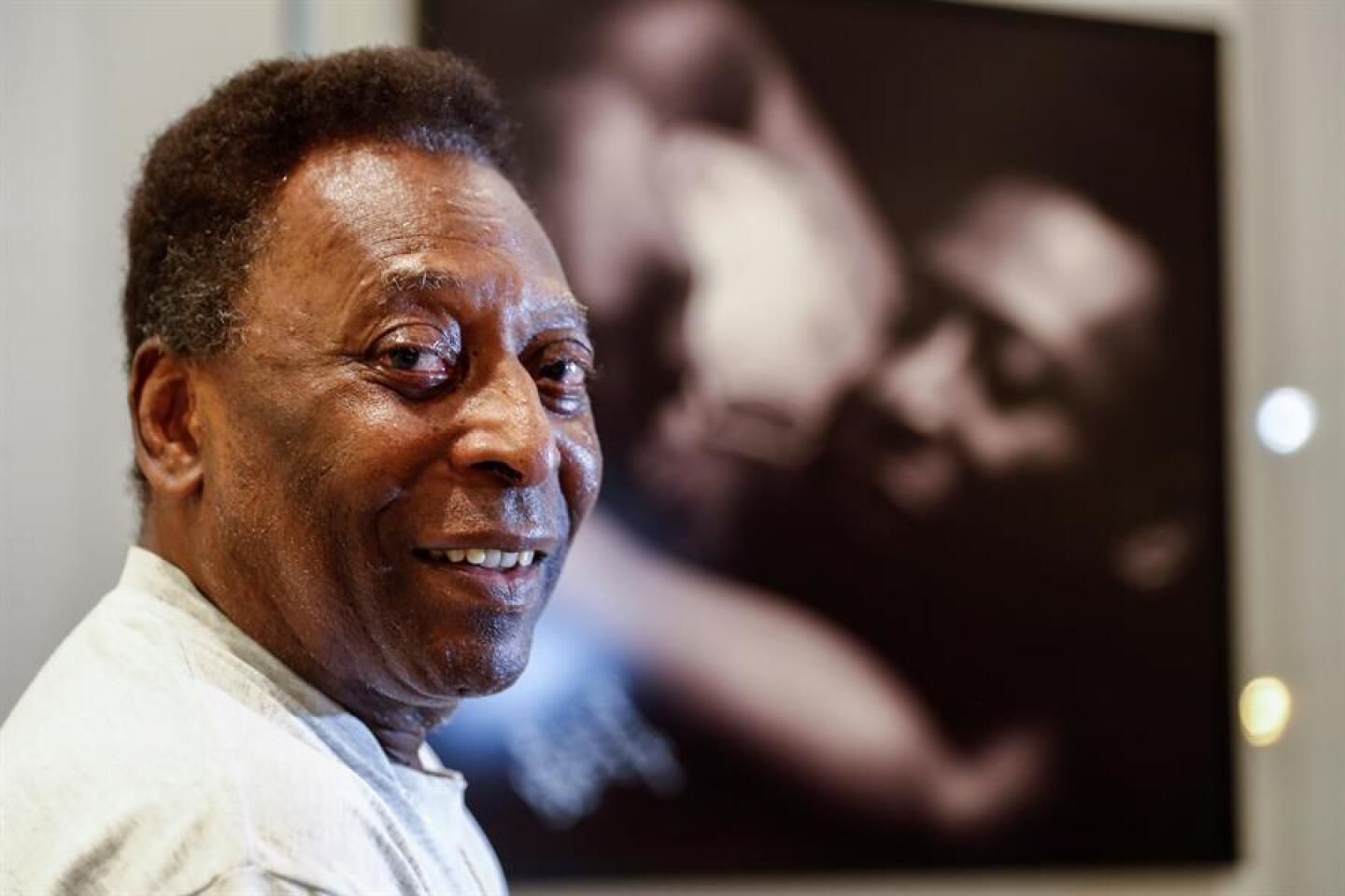 Exfutbolista brasileño Edson Arantes do Nascimento, Pelé. EFE/ Sebastiao Moreira