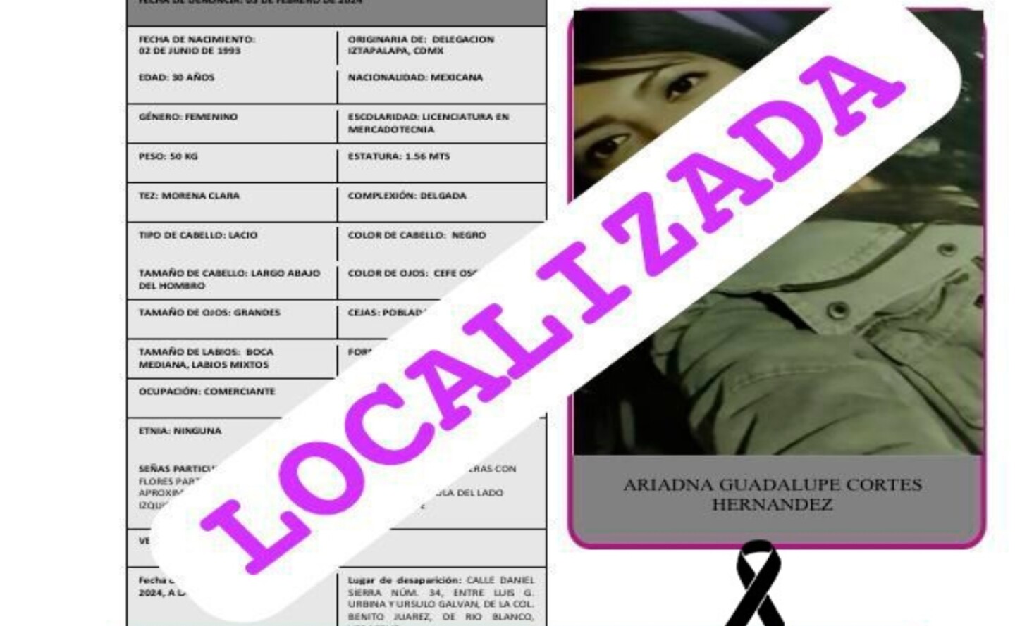 Ariadna Guadalupe Cortés Hernández feminicidio veracruz