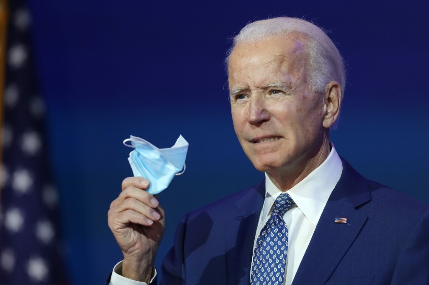 President-Elect Joe Biden Delivers Remarks On Coronavirus And US Economy