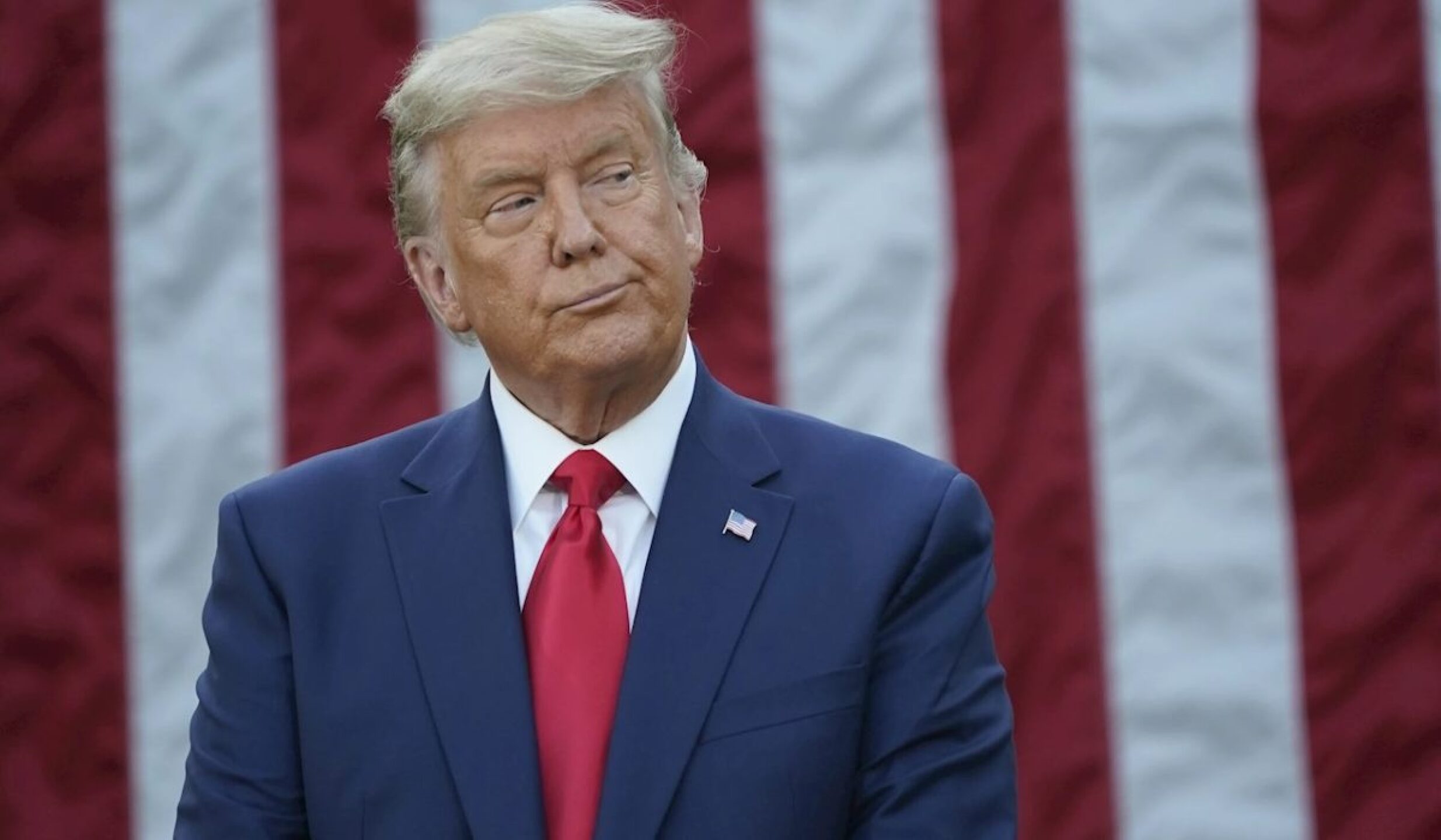 Trump mueca