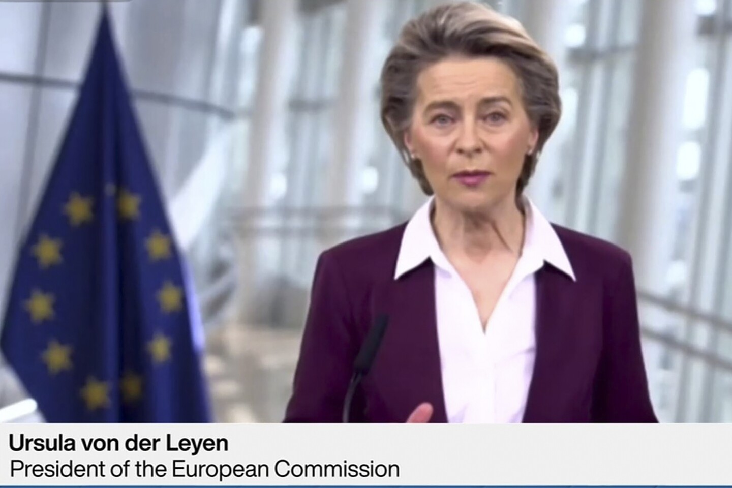 Úrsula Von der Leyen, presidenta de la Comisión Europea