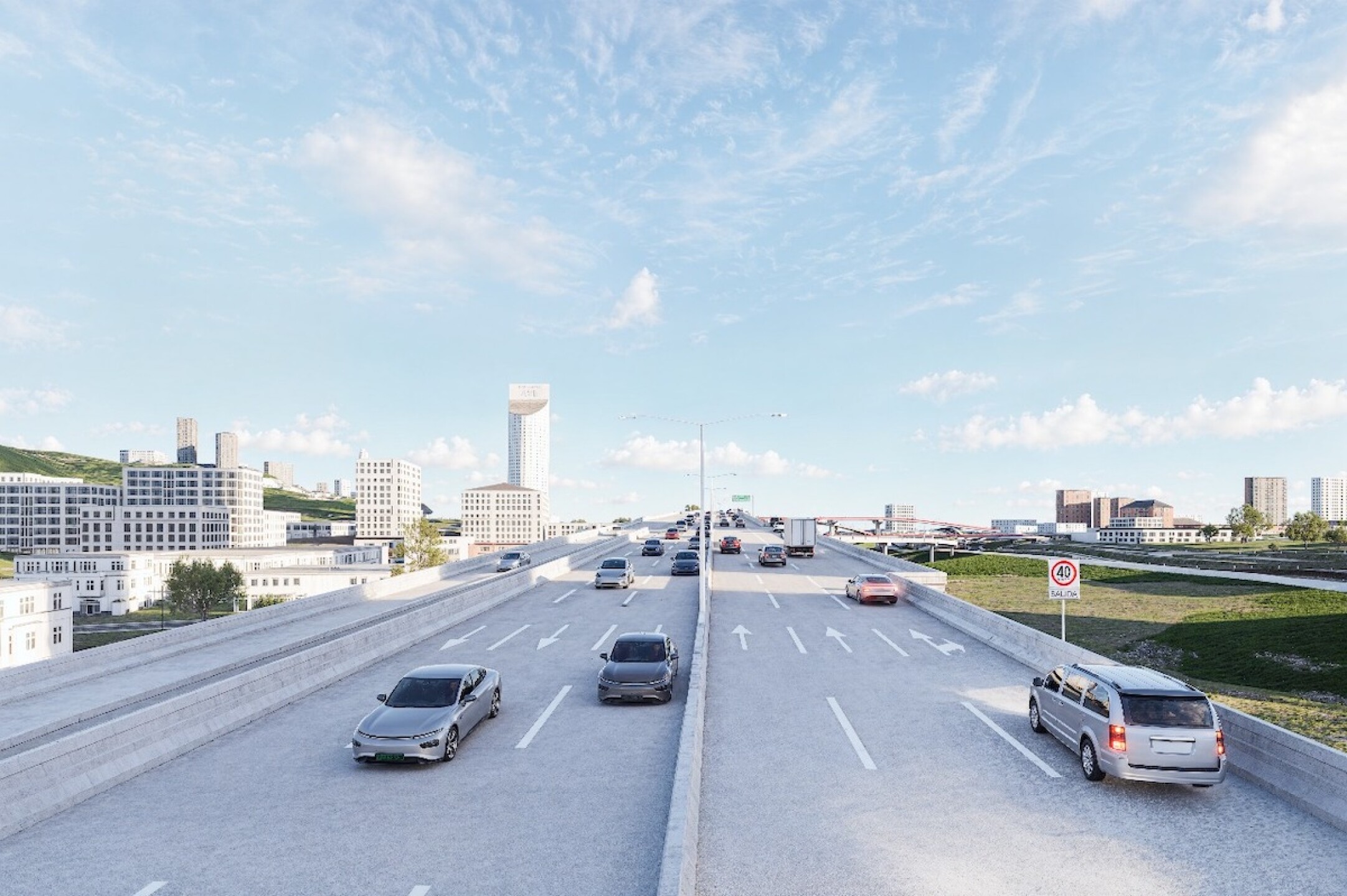 Viaducto Elevado Morones Prieto en Nuevo Léon.