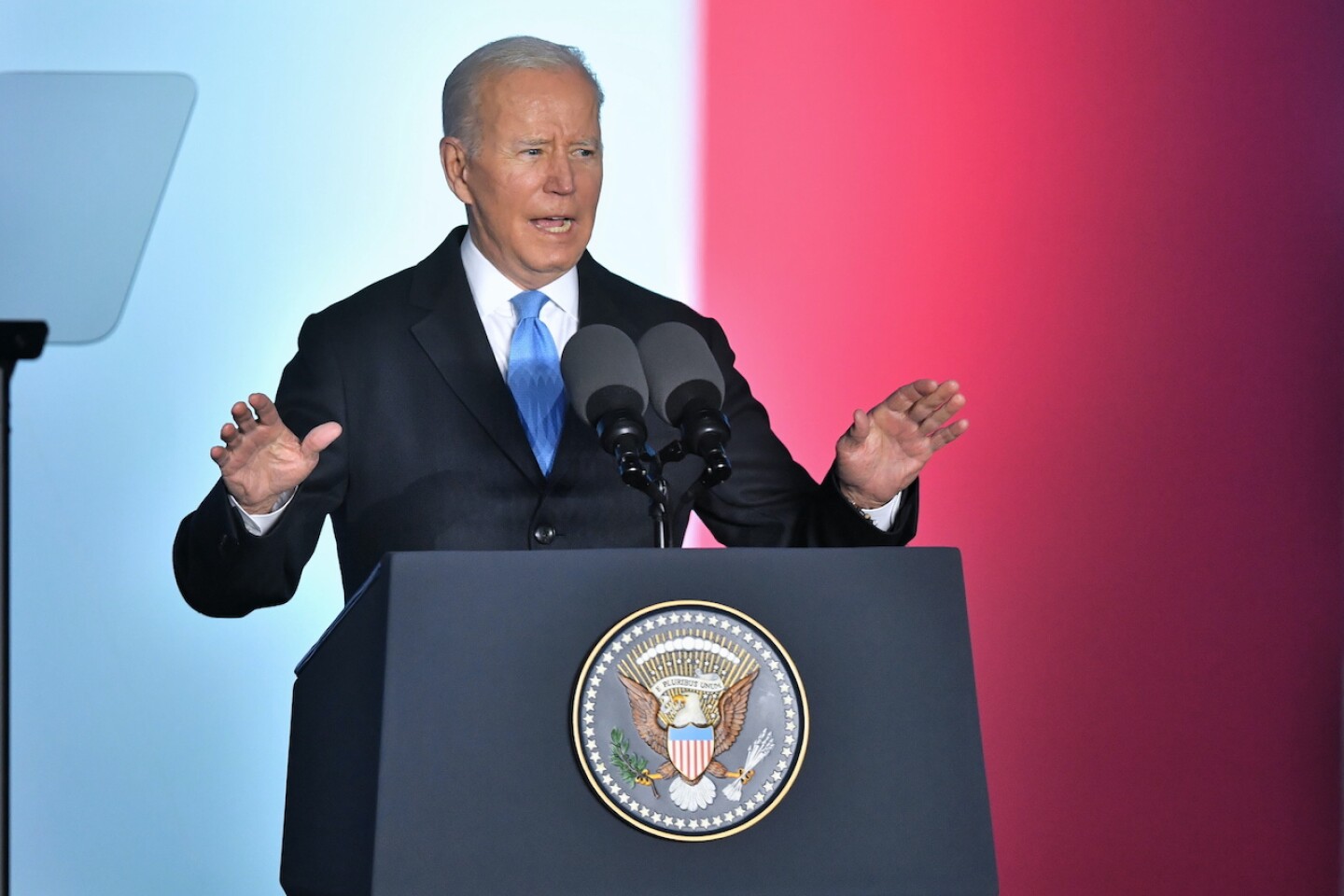 US president Joe Biden visits Poland