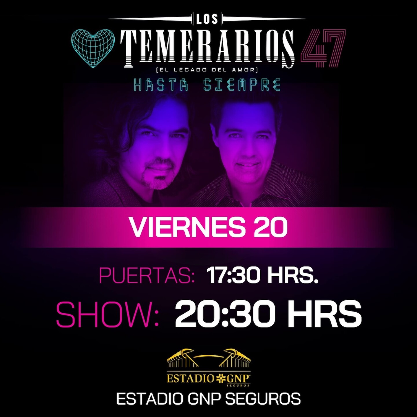 los-temerarios-horarios-20-de-diciembre