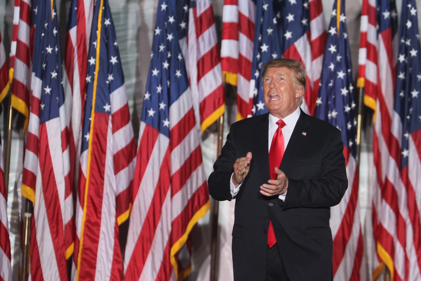 Donald Trump Holds Rally At Iowa State Fairgrounds