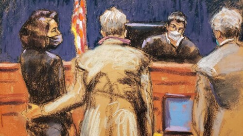 Ghislaine Maxwell, de 59 años, fue detenida en julio de 2020, acusada de participar en los abusos sexuales cometidos por Jeffrey Epstein contra jóvenes adolescentes. Foto: Jane Rosenberg/Reuters