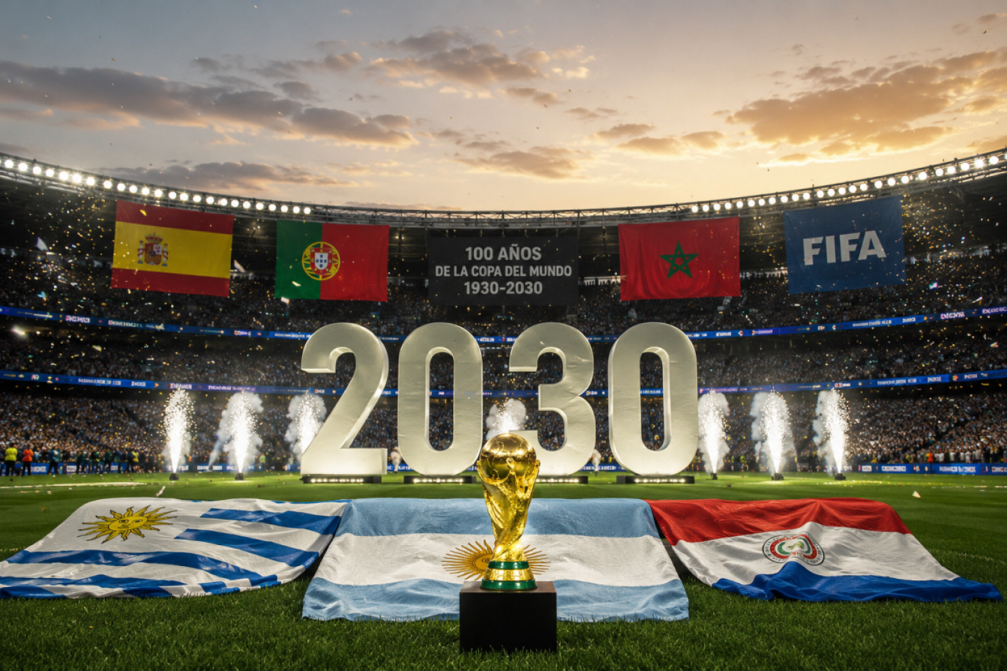 Mundial 2030 será una edición única en tres continentes: así se celebrará el centenario de la Copa del Mundo y qué partidos habrá