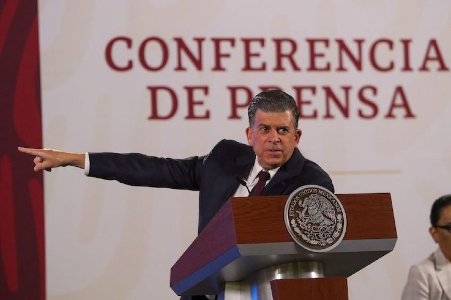 Ricardo Sheffield Padilla, titular de la Procuraduría Federal del Consumidor (Profeco), durante la mañanera.