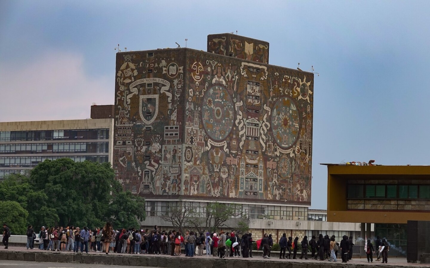 Protesta contra porros UNAM