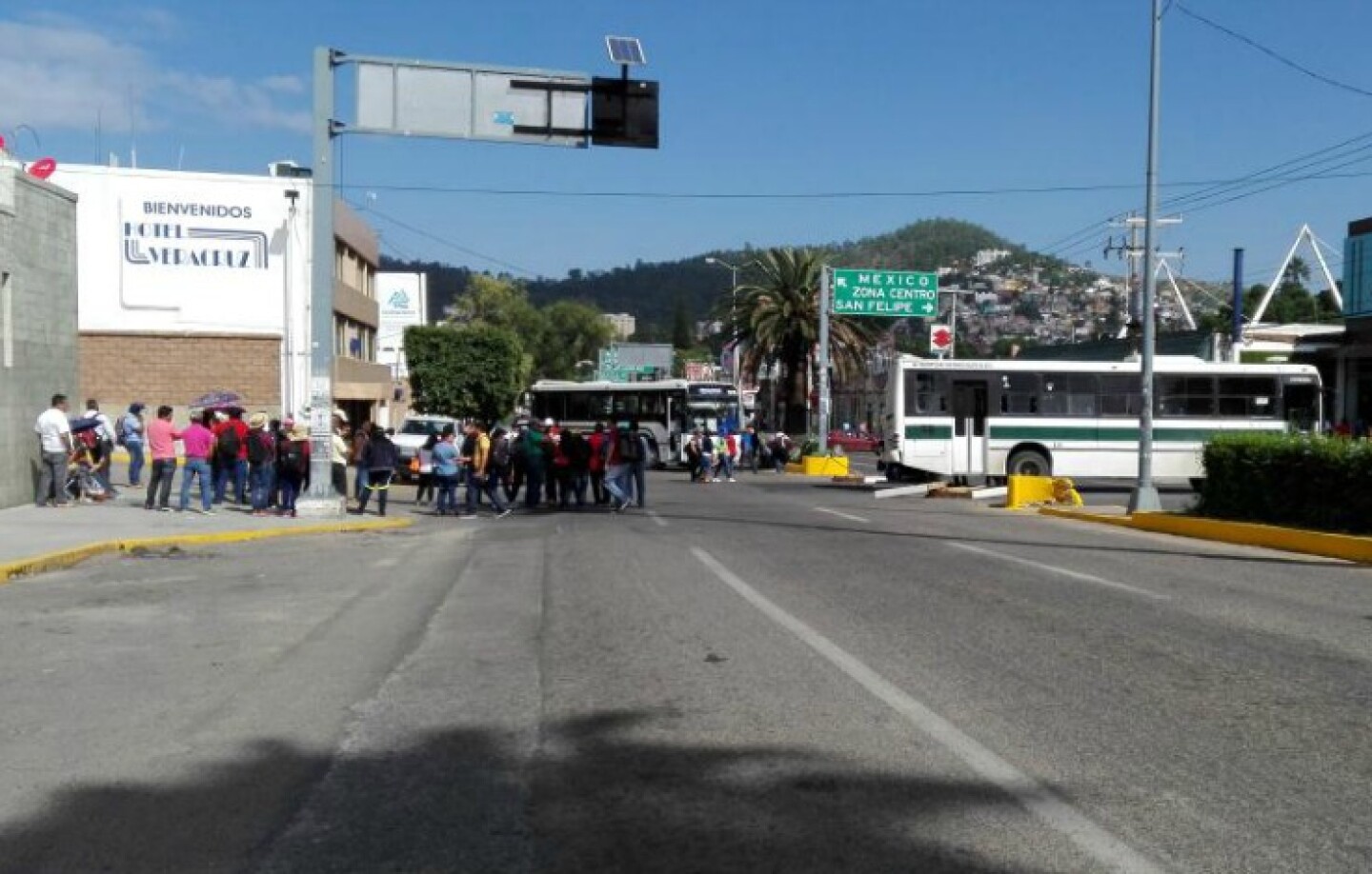 Bloqueo Oaxaca cortada