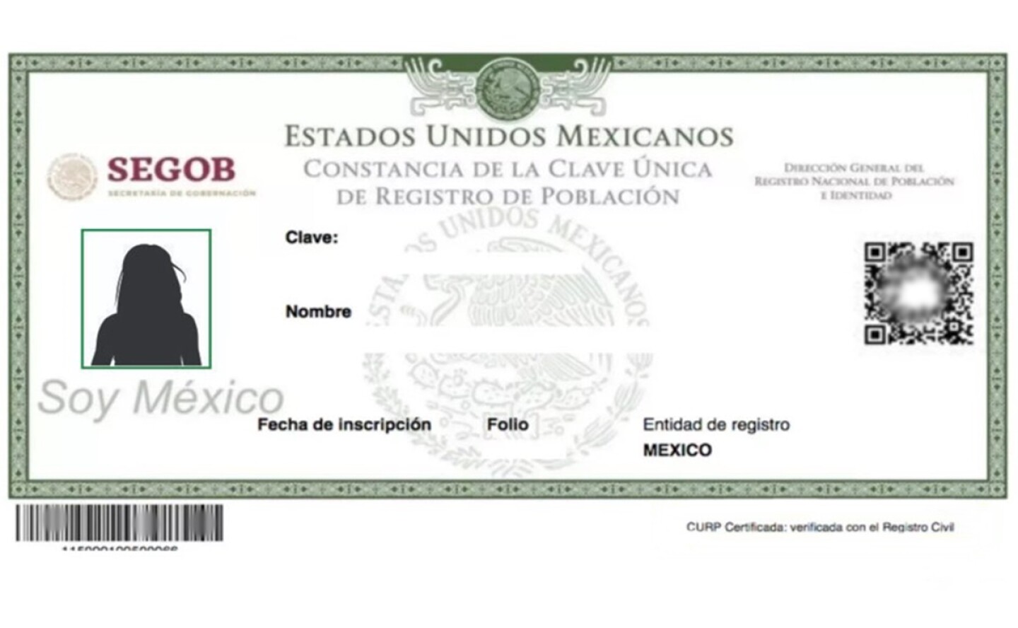 CURP con fotografía sería una realidad en México