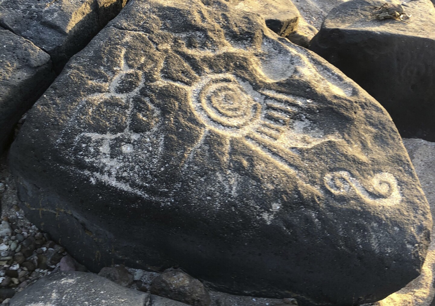 Sinaloa petrograbado