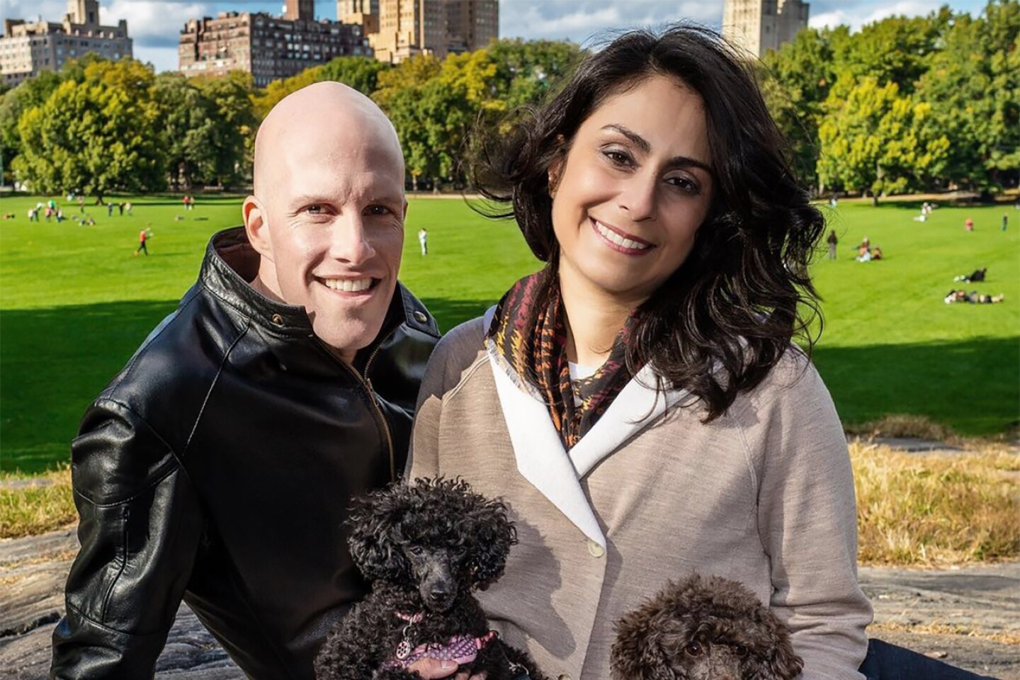 celine-gounder-y-grant-wahl-qatar-2022-periodista