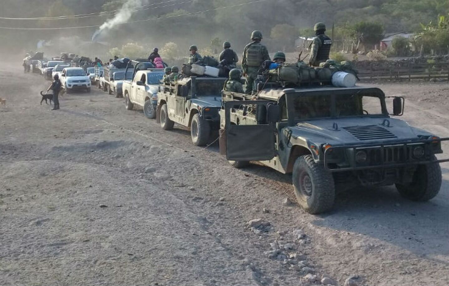 desplazados san miguel totolapan guerrero