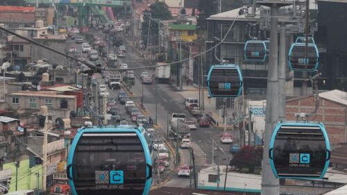 Se realizó un recorrido y supervisión de las medidas de seguridad de las estaciones Indios Verdes, La Pastora y Ticoman de la Línea 1 del Cablebús