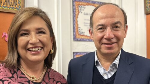 Xóchitl Gálvez-Felipe Calderón