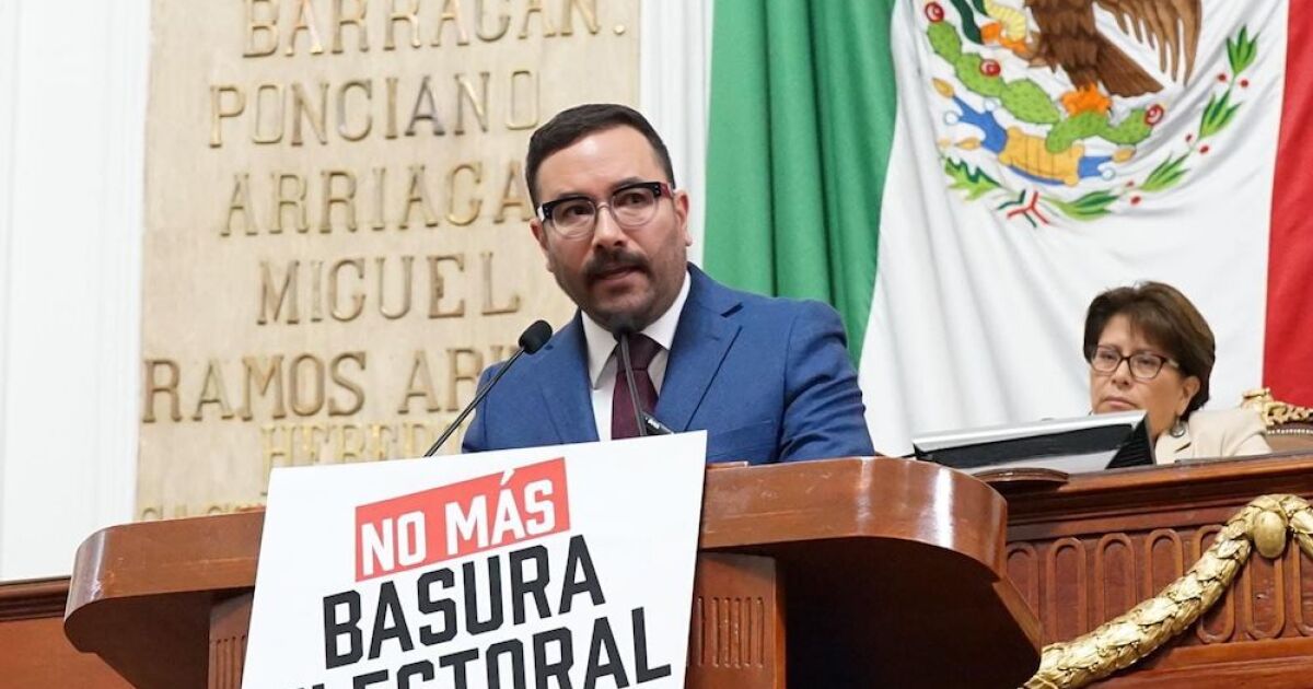 Víctor Hugo Romo propone la 'Ley Anti Basura Electoral' para una CDMX ...