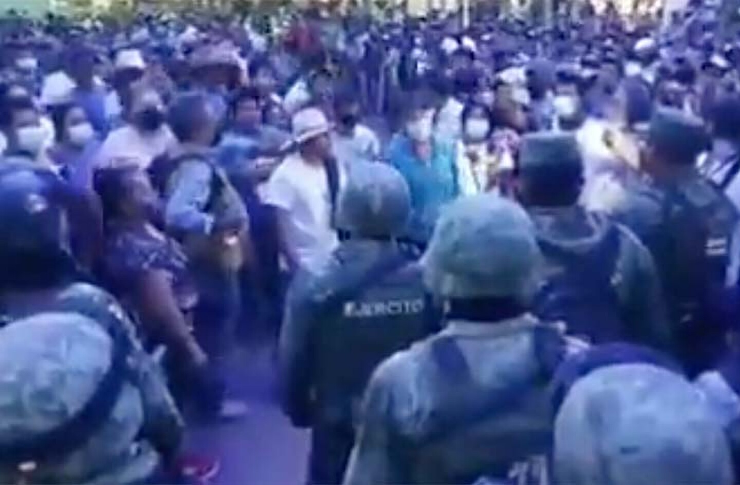militares retenidos