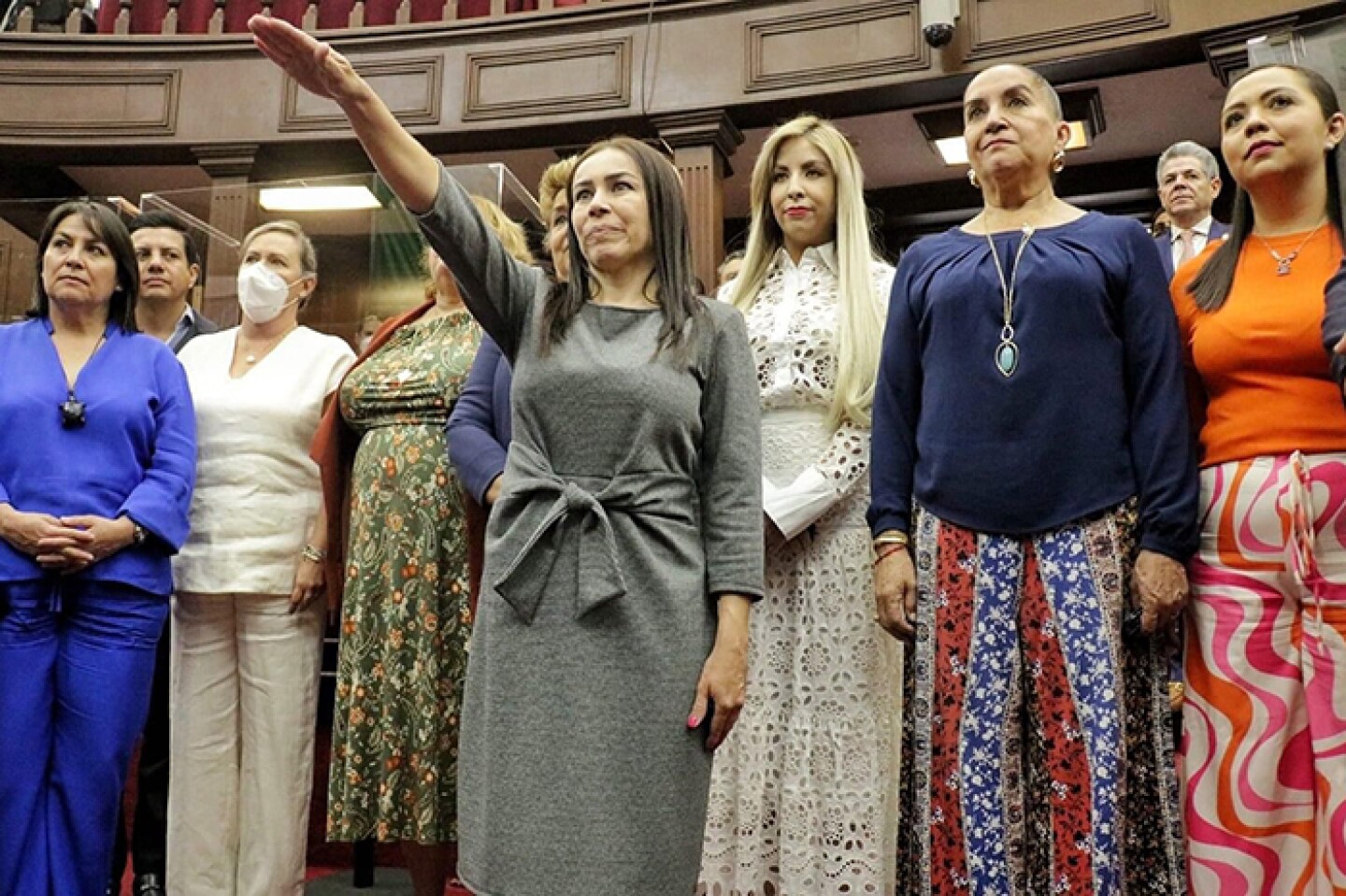 alcaldesa sustituta Aguililla