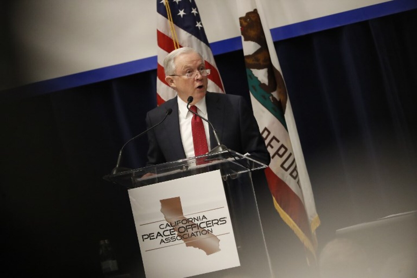 Attorney General Jeff Sessions Makes A Sanctuary Jurisdiction Announcement In Sacramento