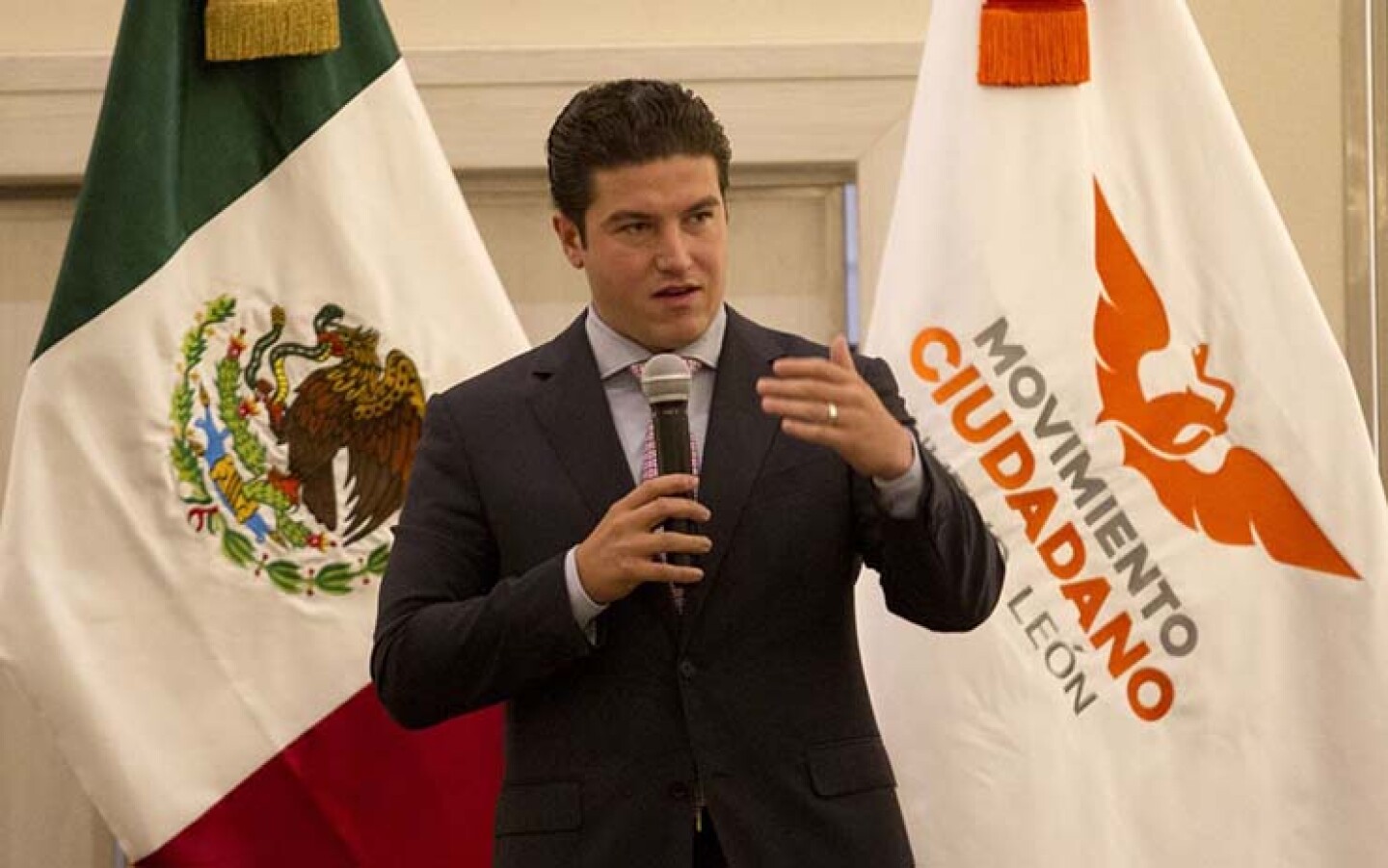 Samuel García, gobernador electo de Nuevo León, sostuvo una reunión con ex candidatos de Movimiento Ciudadano en el Metropolitan Center. Los emercistas que participaron en la contienda del 6 de junio y no fueron electos, tendrán oportunidad de laborar