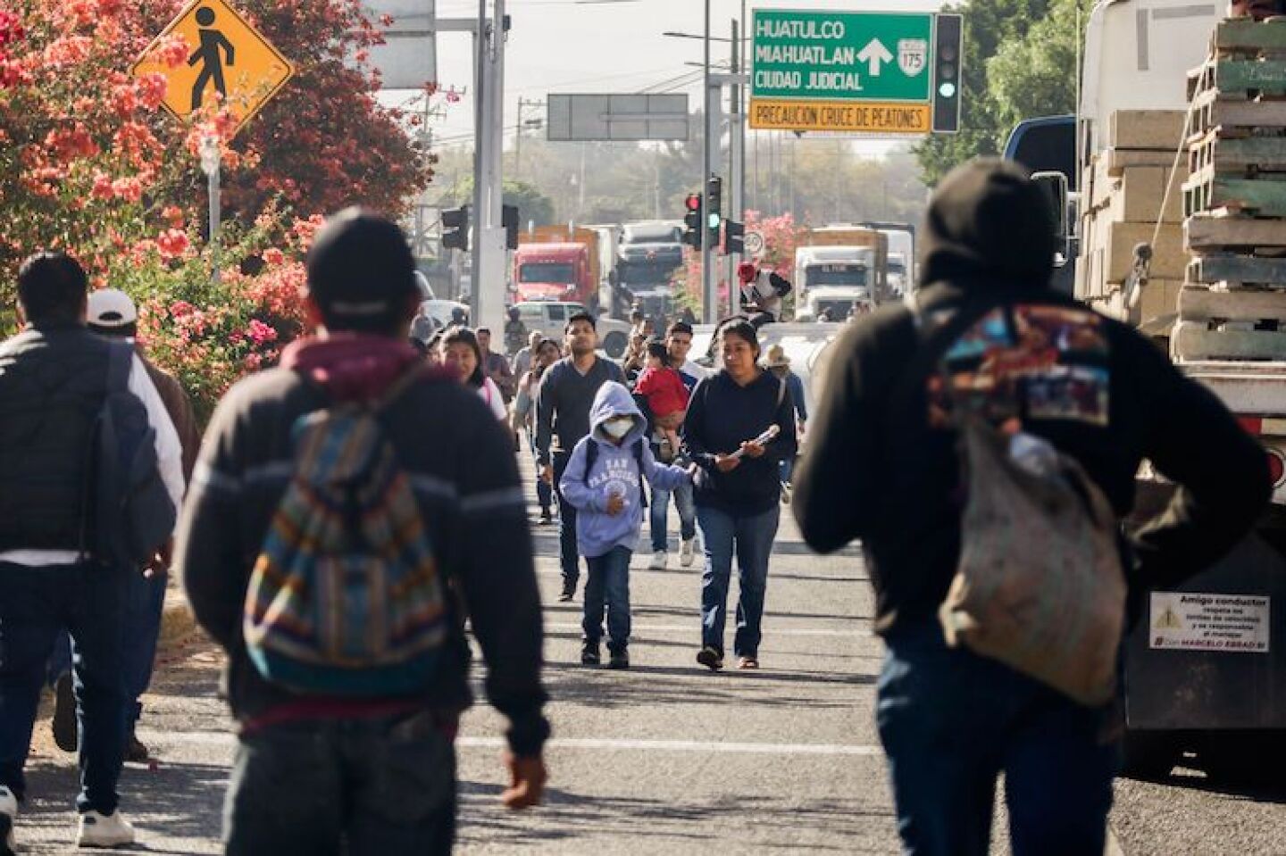 Bloqueo Carretera en Oaxaca-1