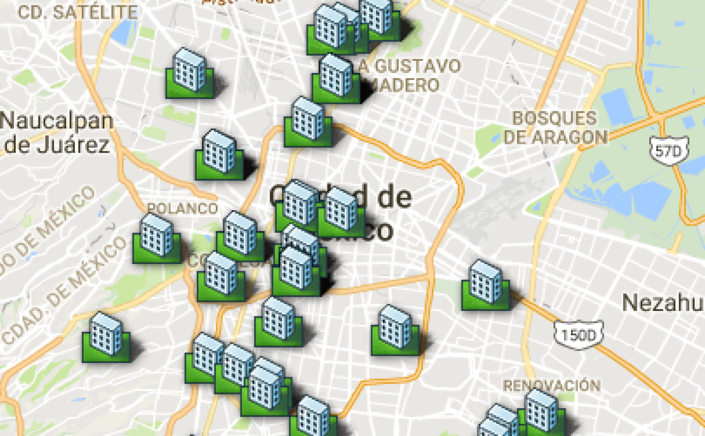 mapa obras pendientes CDMX