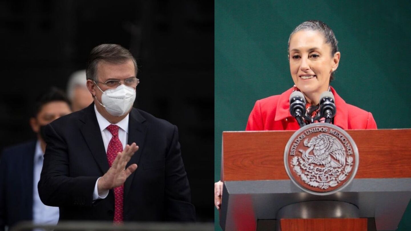 Ebrard y Sheinbaum