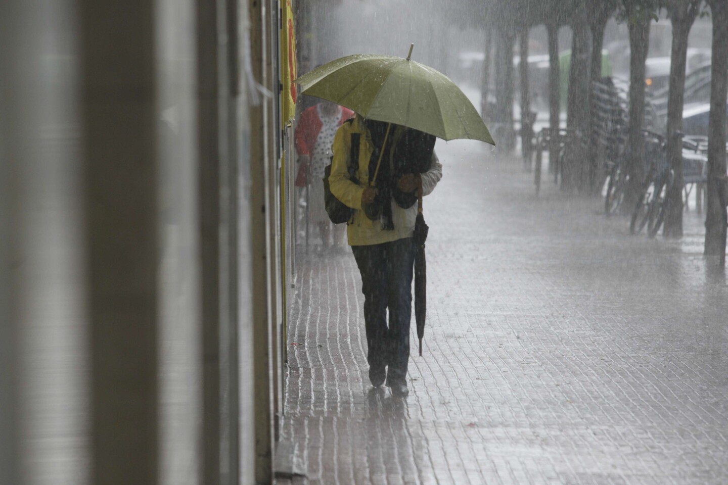 Lluvia en la. CDMX causada por la tormenta tropical Dalila
