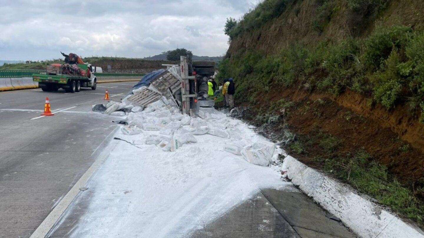 Accidente autopista México-Puebla