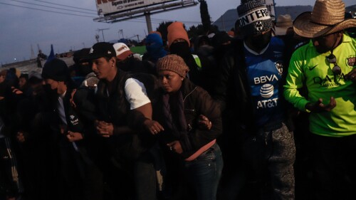 Caravana-Migrante-Enfrentamiento-CDMX 7