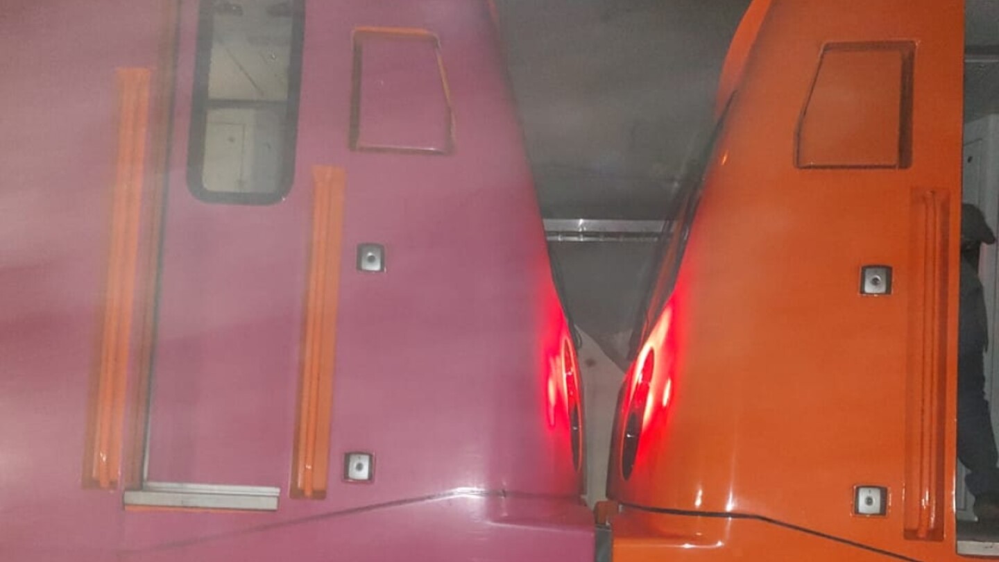 choque de trenes metro